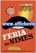 affiche poster  nimes feria