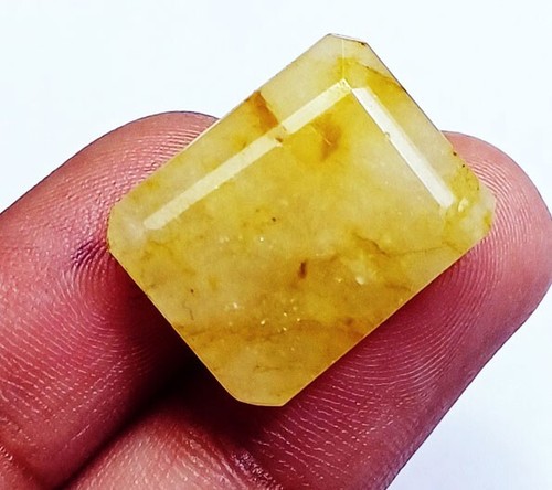 Gemmologie naturelle jaune - gemmologie,