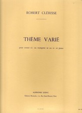 Thème varié pour cornet si b