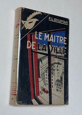 MASQUE JAQUETTE 309 LE MAITRE DE LA VILLE -  R.L. GOLDMAN. Parfait état