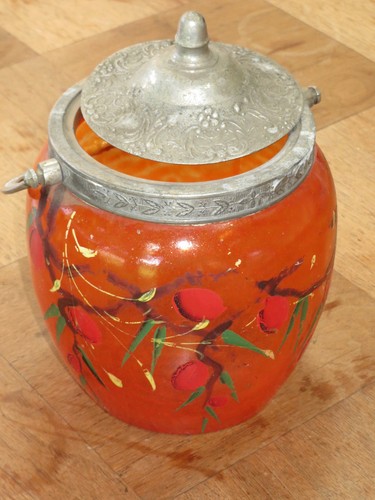 Ancien pot biscuit - ancien, ou