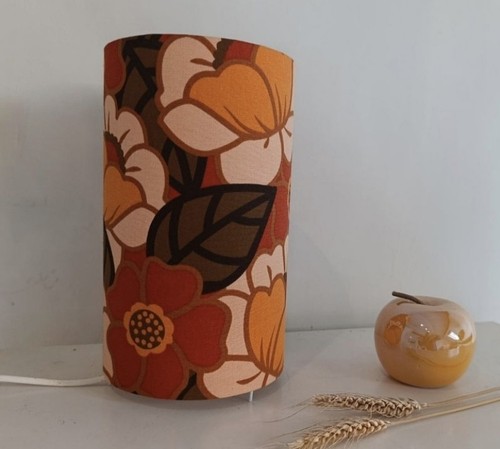 Lampe tube imprimé - , fleurs