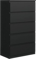 Commode noir mat avec - mat, 5
