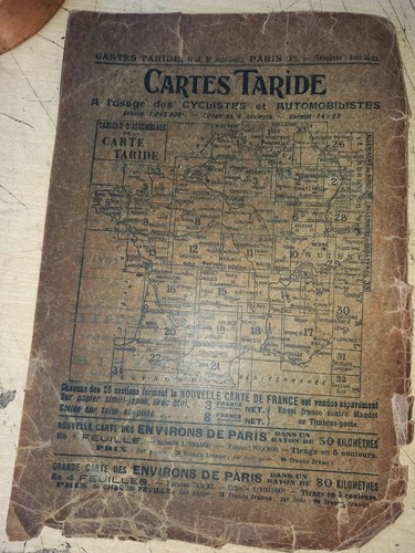 Carte taride grand plans - carte, de