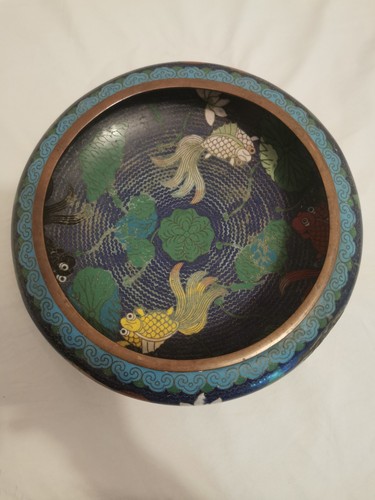 Coupe émail cloisonné - en,