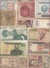 France Lot de 33 Billets du monde du XX Siècle