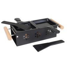 Appareil à Raclette Duo "Bougie" 32cm Noir