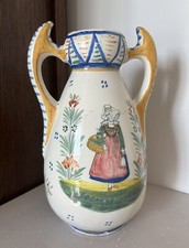 Vase ancien faïence - en,