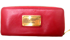 MARC by MARC JACOBS   Portefeuille compagnon  cuir rouge  vintage  10x20 cm