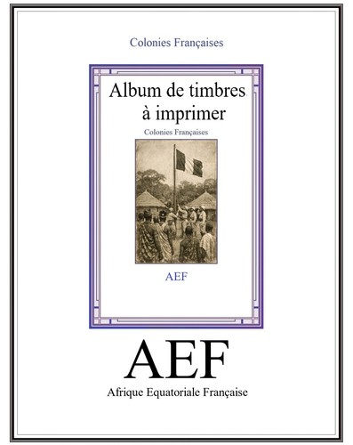 Album timbres imprimer - album, à