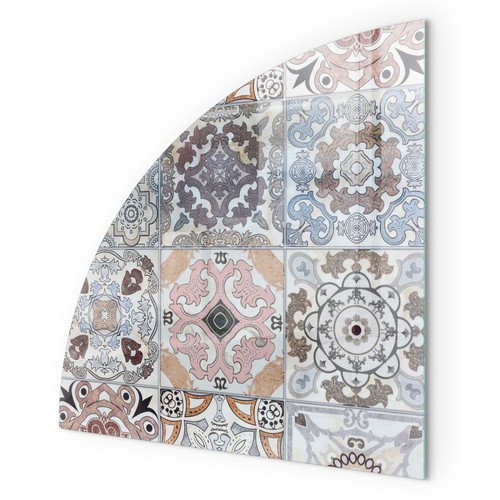 Plaque verre sol - , de