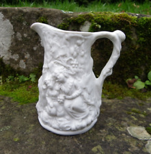 POT À LAIT CRÉMIER EN BISCUIT DE PORCELAINE DE PORTMEIRION ENGLAND - PARIAN WARE