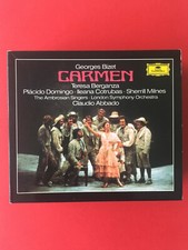 Coffret  3  CD   CARMEN   Georges Bizet  Claudio Abbado  Placido Domingo  