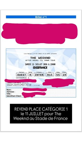 Concert the weeknd - the,