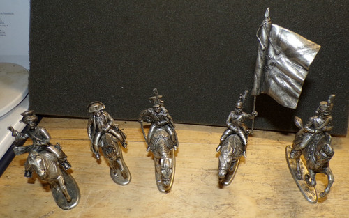 Chevaux 5 soldats - chevaux, +