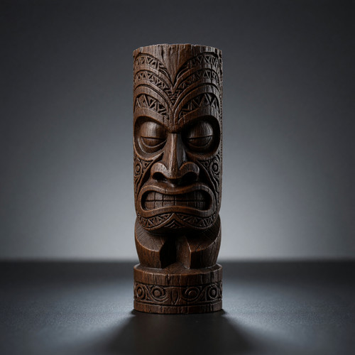 Totem tiki polynésien résine - totem,