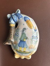 Bouquetiere Biniou Petit Breton Faïence De Quimper- Très Bon État