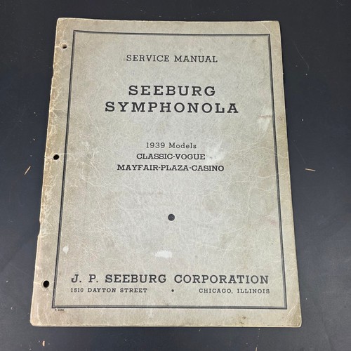 Seeburg symphonola service - seeburg,