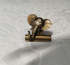 Pince à lettres , pince à papier, pince mémo en laiton vintage et aimantable