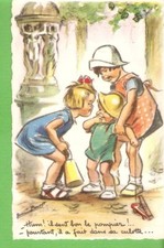 Germaine BOURET carte postale