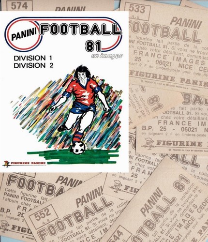 Football 1981 panini - football,