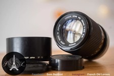 Objectif vintage Canon 135mm F/3.5 FD [Caps + Hood]