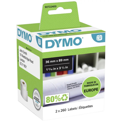 Dymo rouleau étiquettes - rouleau, d'étiquettes