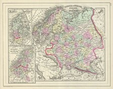 1887 bradley map european - 1887, of