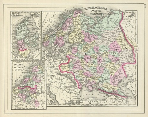 1887 bradley map european - bradley,