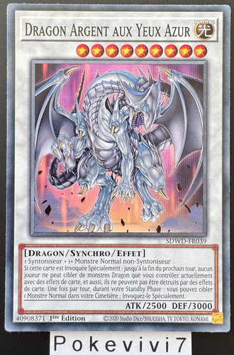Carte dragon argent - yu-gi-oh!,