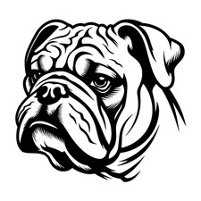 Autocollants bouledogue