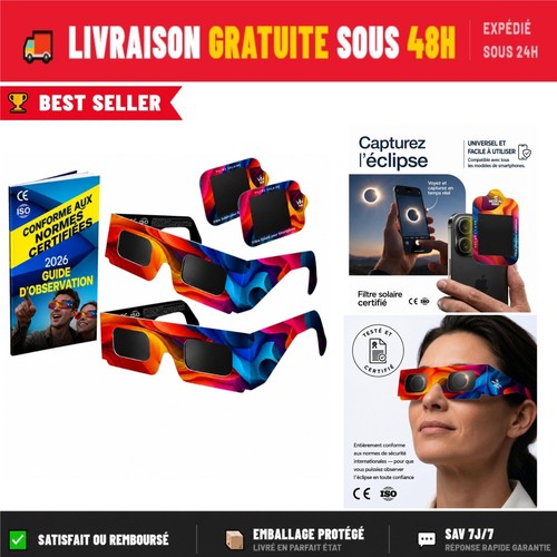 Lunettes sécurité eclipse - lunettes,