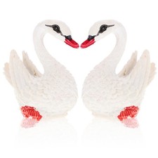 1 paire de cygne blanc