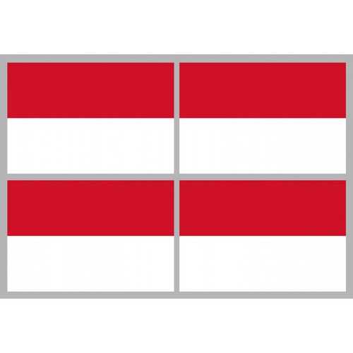 Drapeau monaco stickers - drapeau,