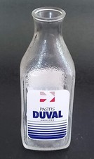 Ancienne carafe marque Pastis Duval + verre