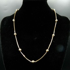 O963 -Collier Vintage Or jaune