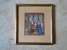 Le Baptême, Enluminure 
