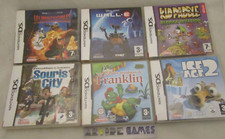 LOT 6 JEUX NINTENDO DS SOURIS CITY FRANKLIN L'AGE DE GLACE WALL-E KID PADDLE