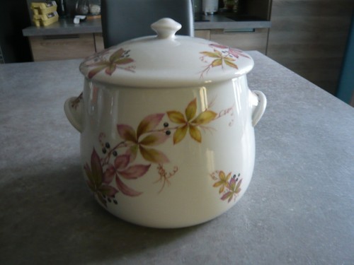 Soupiere porcelaine feu - a,