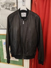 French Chic Chevignon Men's Lamb Leather Jacket Size S ( EU 48 )