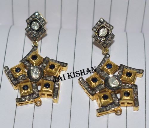 Boucle oreille saphir bleu - saphir,