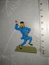 Figurine TINTIN - 2D Metal Plat - Le lotus bleu - costume bleu - # 1