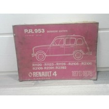 Renault R4 -1976- Manuel pieces detachees PR953 derniere edition - Renault REN-7