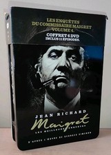 MAIGRET Les Meilleures Enquêtes Volume 4 / Coffret Métal 6 Dvd / Jea Richard