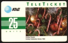 25U Carte Téléphonique De Noël 1992 Sweets (Espagnol)