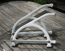 Paire Ancien Support en Fonte Lavabo Evier ancien