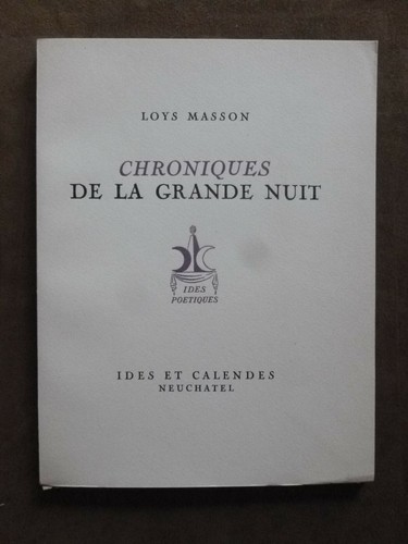 Loys masson chroniques - loys, de