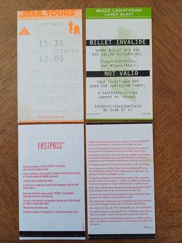 Fastpass euro disney - 2,