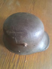 casque allemand ww1 Intérieur WW2  État Belle Patine Trouvé En Ardennes Belge...