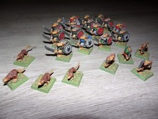 Figurines Warhammer battle Skavens, guerriers, esclaves, Games Workshop